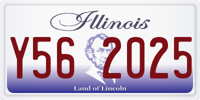 IL license plate Y562025