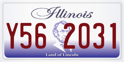 IL license plate Y562031