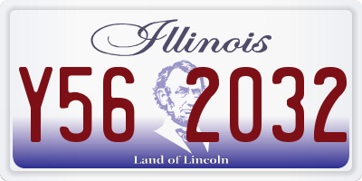 IL license plate Y562032