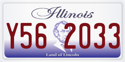 IL license plate Y562033