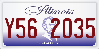 IL license plate Y562035