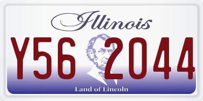 IL license plate Y562044