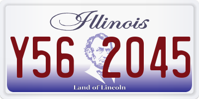 IL license plate Y562045