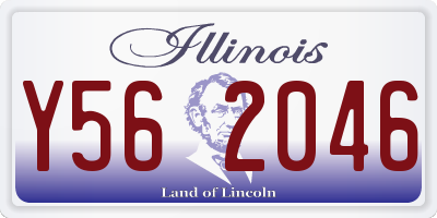 IL license plate Y562046