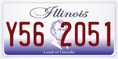 IL license plate Y562051