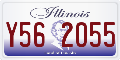IL license plate Y562055