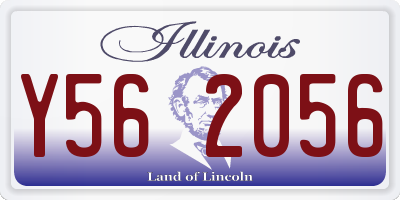 IL license plate Y562056