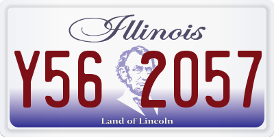 IL license plate Y562057