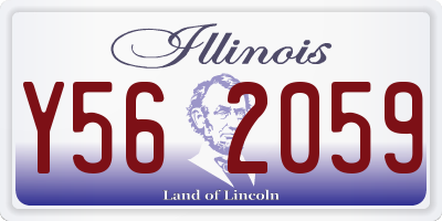 IL license plate Y562059