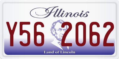 IL license plate Y562062