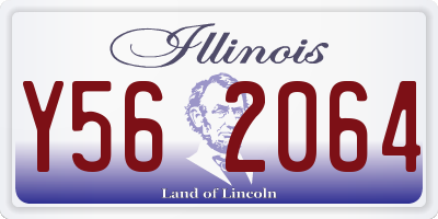 IL license plate Y562064