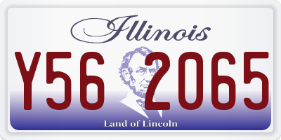 IL license plate Y562065