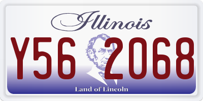 IL license plate Y562068