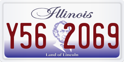 IL license plate Y562069