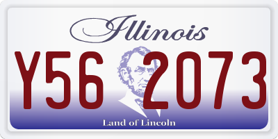 IL license plate Y562073
