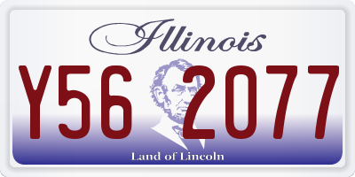 IL license plate Y562077