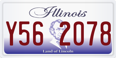 IL license plate Y562078
