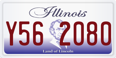 IL license plate Y562080