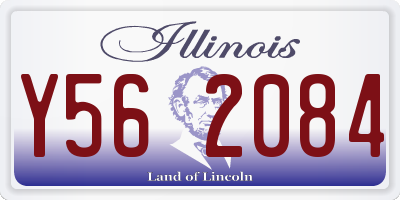 IL license plate Y562084