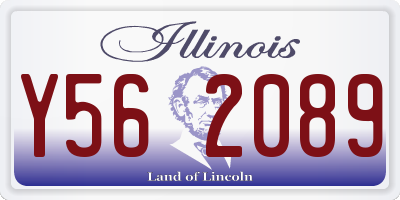 IL license plate Y562089