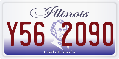 IL license plate Y562090