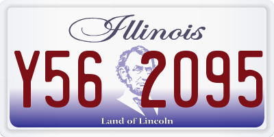 IL license plate Y562095