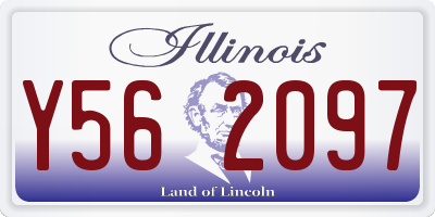 IL license plate Y562097