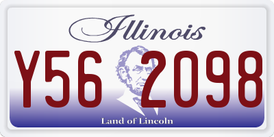IL license plate Y562098