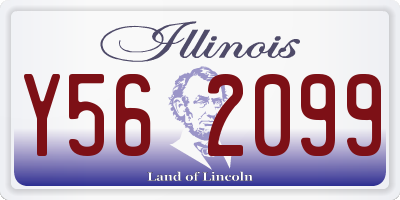 IL license plate Y562099