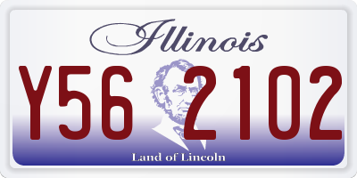 IL license plate Y562102