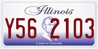 IL license plate Y562103