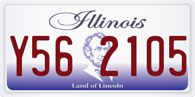 IL license plate Y562105