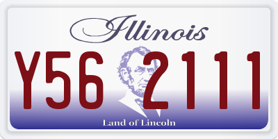 IL license plate Y562111