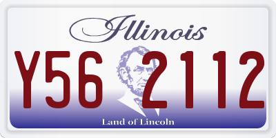 IL license plate Y562112