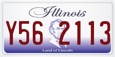 IL license plate Y562113