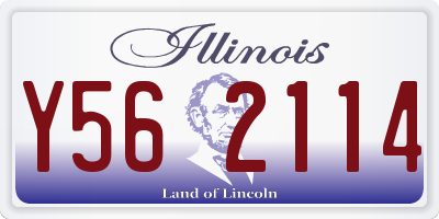 IL license plate Y562114