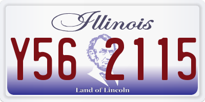 IL license plate Y562115