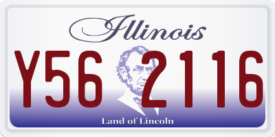 IL license plate Y562116