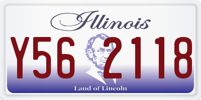 IL license plate Y562118