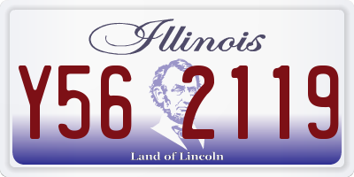 IL license plate Y562119