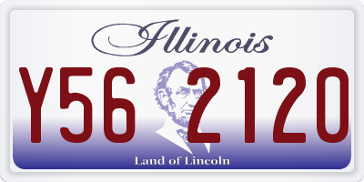 IL license plate Y562120
