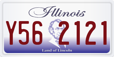 IL license plate Y562121