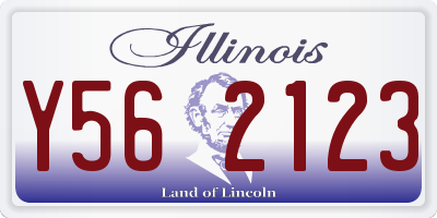 IL license plate Y562123