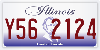 IL license plate Y562124