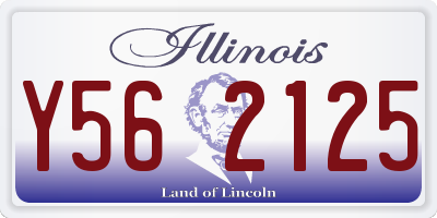 IL license plate Y562125