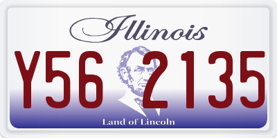 IL license plate Y562135