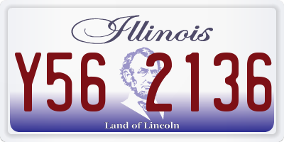 IL license plate Y562136