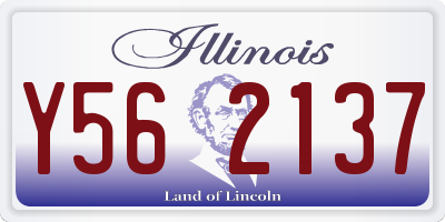 IL license plate Y562137