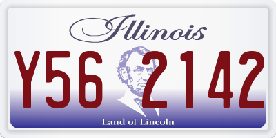 IL license plate Y562142