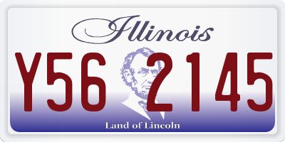 IL license plate Y562145